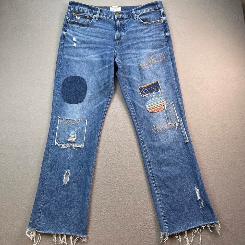 Lucky Brand x Yellowstone Women’s 14/32R Patchwork Easy Rider Boot Cut Western